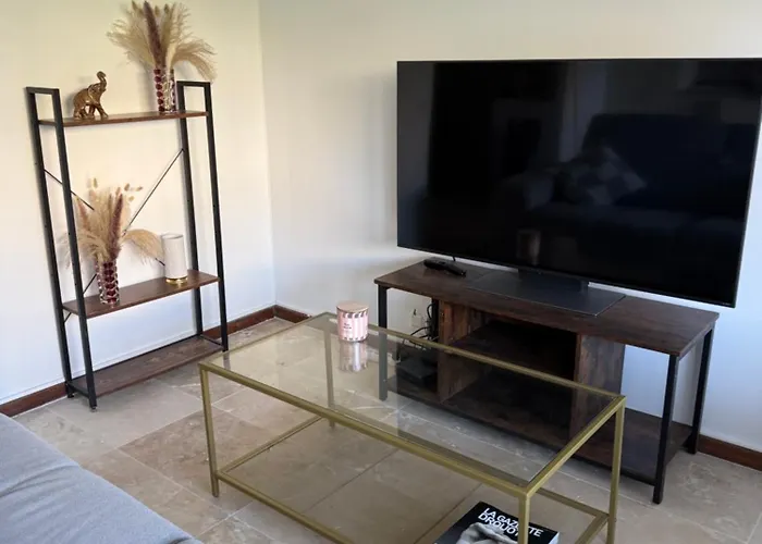 Rare T3 Duplex Appartment Balcony Pool Ac Golf And Beach 15 Min Walk 아파트 *